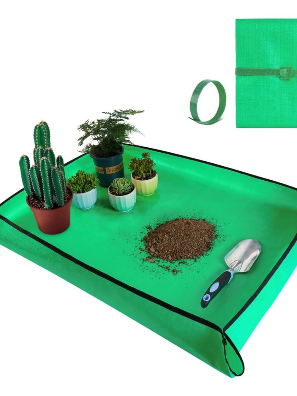 Large Repotting Mat for Plant Transplanting and Mess Control Thickened Waterproo